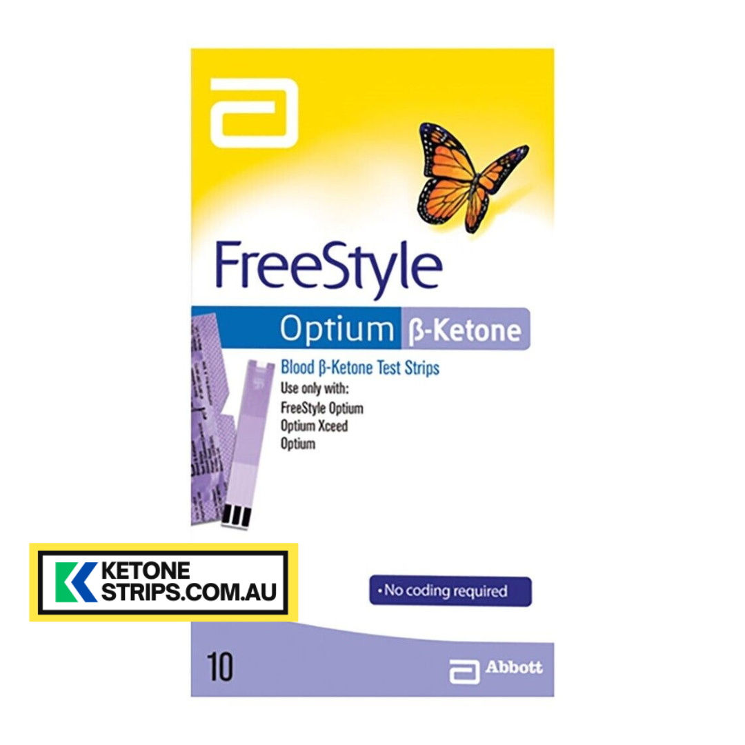 Abbott FreeStyle Optium Blood Ketone Test Strips 10-Pack
