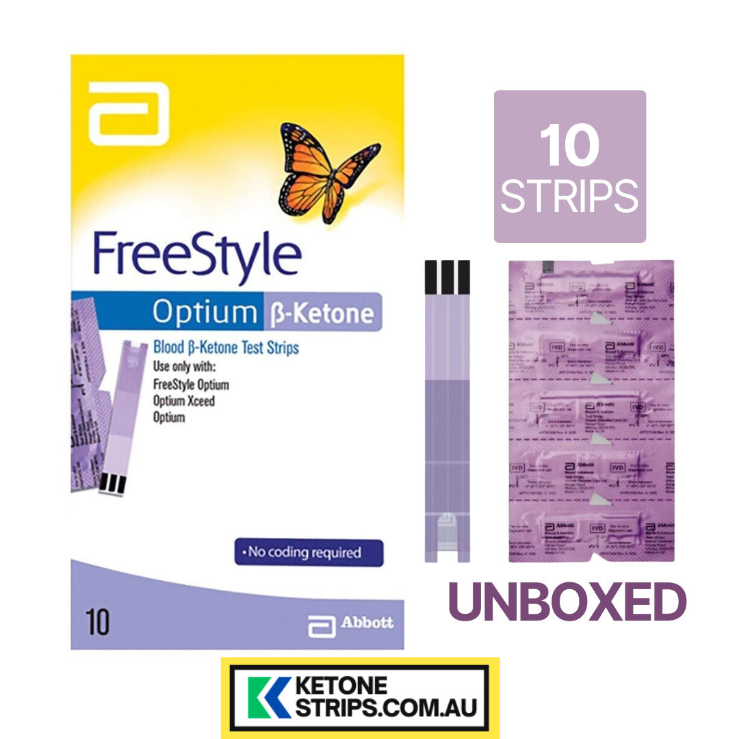 Abbott FreeStyle Optium Blood Ketone Test Strips 10-Pack